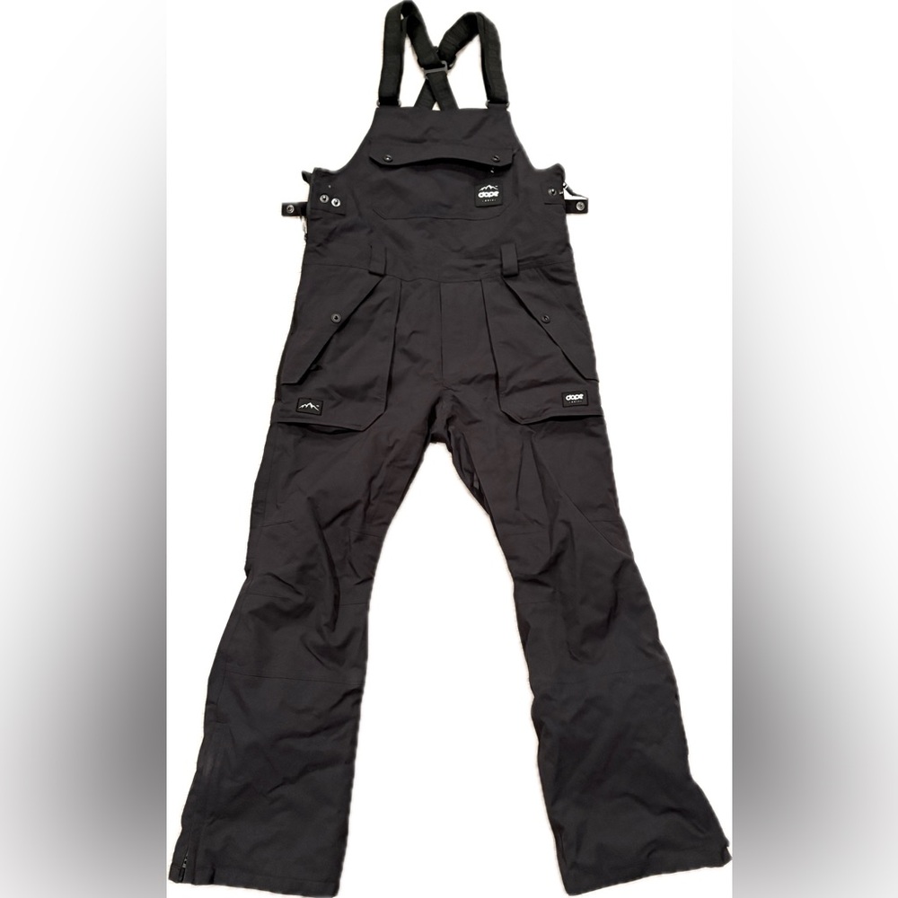 DOPE Black Snow Bibs
